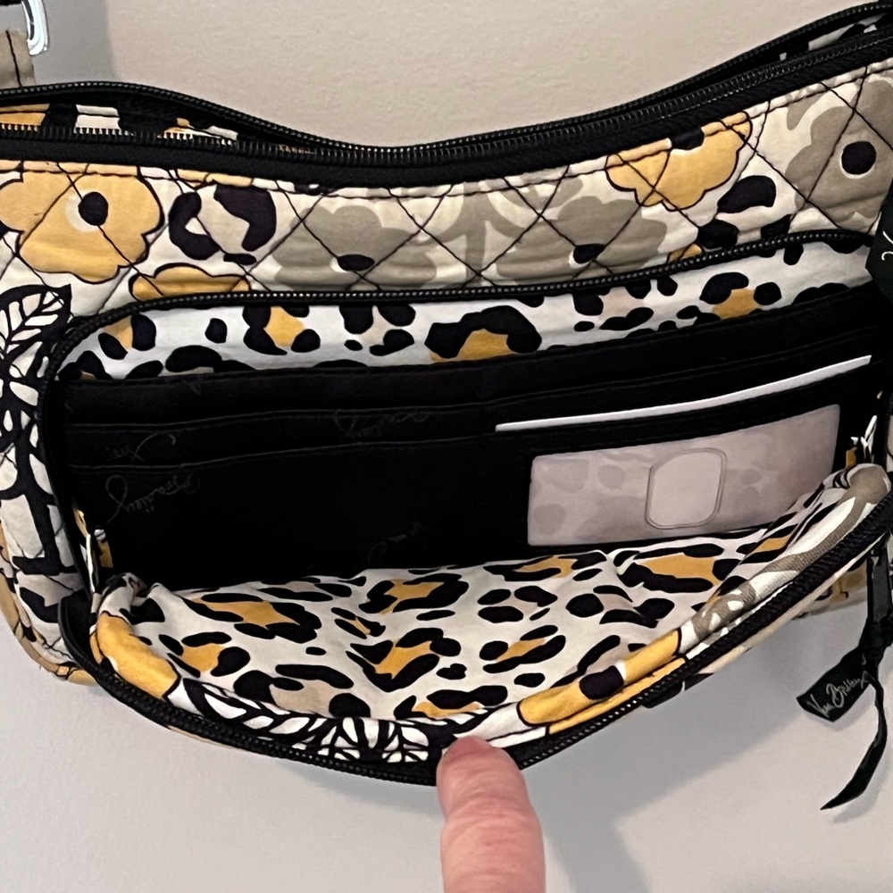 Vera Bradley Yellow & Black Bohemian Crossbody Bag 💛🖤 - Picture 7 of 14